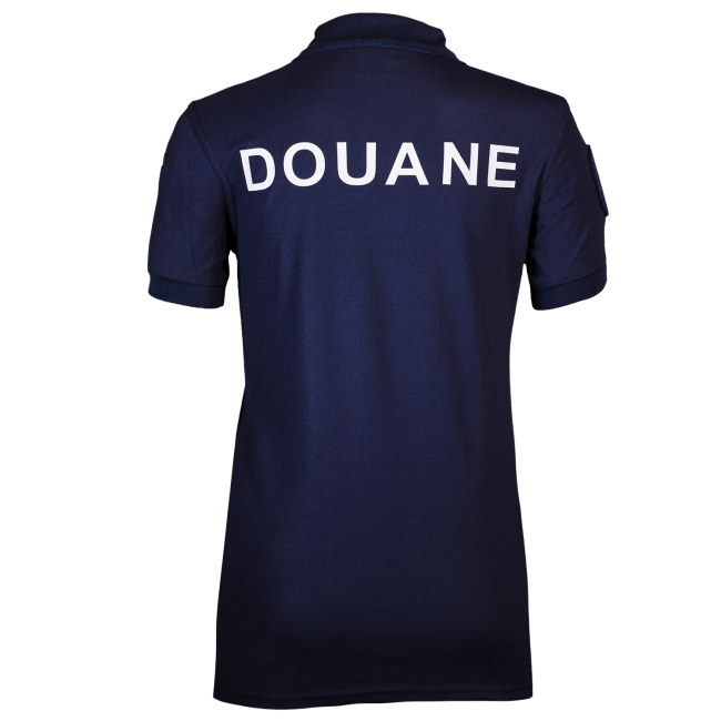Polo Femme Douane Cooldry en maille piquée Bleu - Patrol