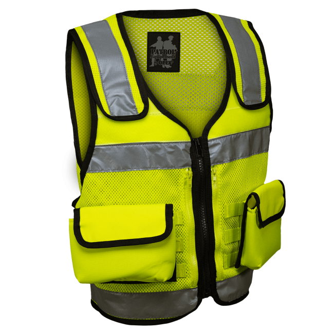 Kamizelka interwencyjna o wysokiej widoczności żółta - Patrol