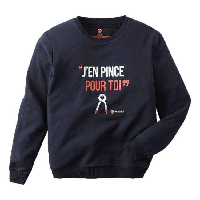 Marineblaues ISweat-Arbeitssweatshirt - Parade