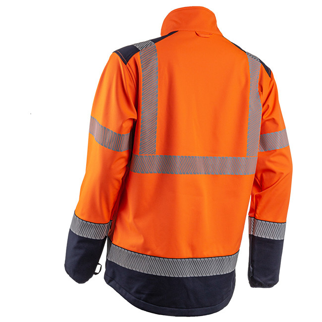 Veste softshell HV Kazan orange et marine - Coverguard