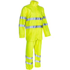 Komplet przeciwdeszczowy HV Kawa żółty i granatowy - Coverguard
