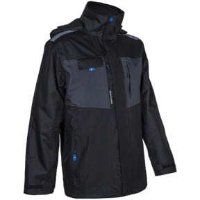 Parka + Kurtka Softshell Wani czarna i szara - Coverguard