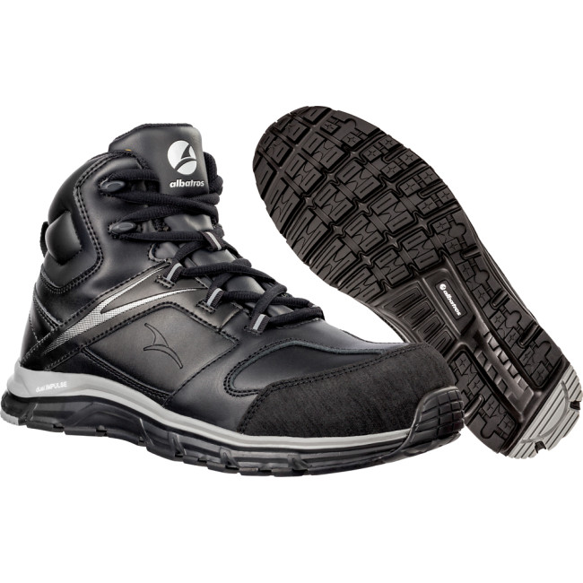 Sicherheitsschuhe Vigor Impulse mid S3 Schwarz - Albatros