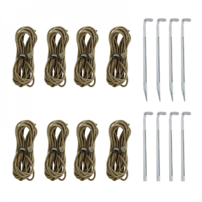 Kit de fixação para lonas de terreno (20 peças) Expedição - Verde Azeitona - A10 Equipment