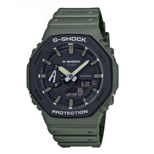 G-Shock Classic horloge GA-2110SU olijfgroen - TOE