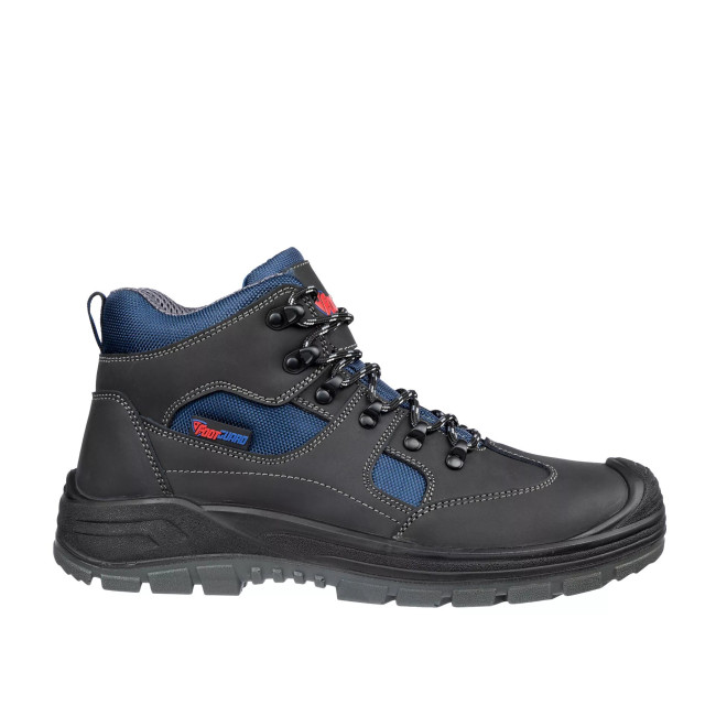 Sicherheitsschuhe Safe Mid S3 Schwarz/Blau - Footguard