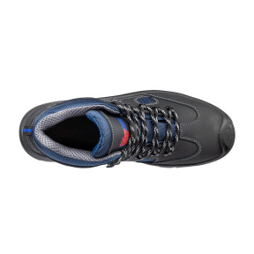 Sicherheitsschuhe Safe Mid S3 Schwarz/Blau - Footguard