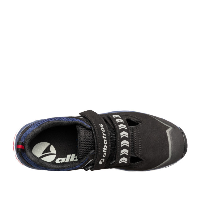 Chaussures de sécurité Jetstream Impulse low S1 Noir/Bleu - Albatros