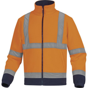 VESTE LAINE POLAIRE POLYESTER HAUTE VISIBILITÉ