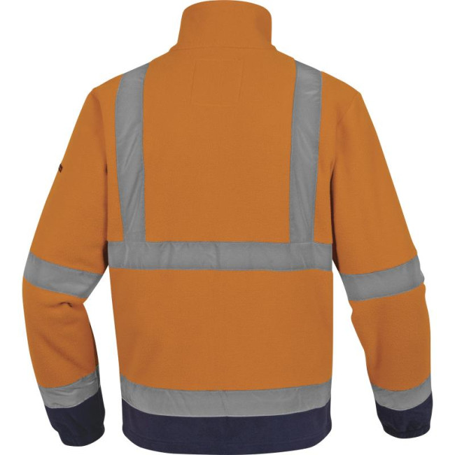 VESTE LAINE POLAIRE POLYESTER HAUTE VISIBILITÉ