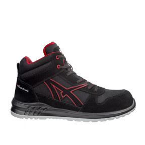 Buty ochronne Clifton mid S3 Czarno/Czerwone - Albatros
