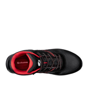 Buty ochronne Clifton mid S3 Czarno/Czerwone - Albatros