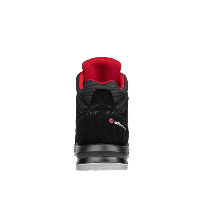 Chaussures de sécurité Clifton mid S3 Noir/Rouge - Albatros