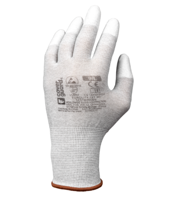 Gants Eurolite EST80 13G polyester/carbone PU bouts de doigts - Coverguard
