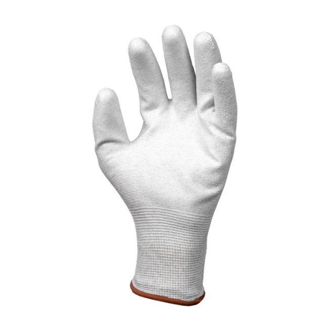 Rękawice Eurolite EST90 13G poliester/węgiel Dłoń powlekana PU - Coverguard