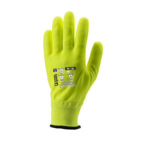Gants Eurowinter F100 13G nylon mousse nitrile jaune - Coverguard