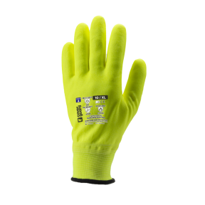 Rękawice Eurowinter F100 13G nylon pianka nitrylowa żółta - Coverguard