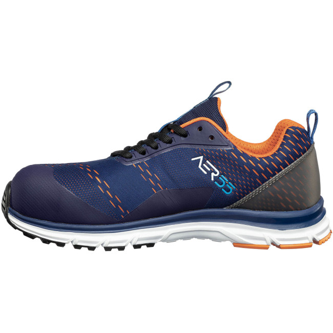 Veiligheidslaarzen AER55 Impulse low S1P ESD HRO SRA blauw en oranje - Albatros