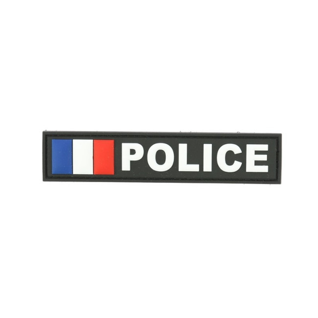 Bande Patro Police avec drapeau français Noir - DMB Products