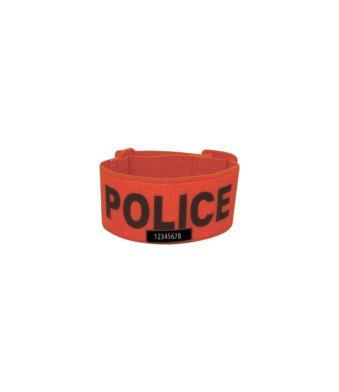 T.O.E.® Brassard POLICE 1/2 Roll Strap Orange