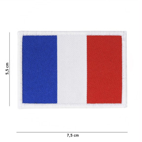 Franse vlag stoffen patch - Fostex