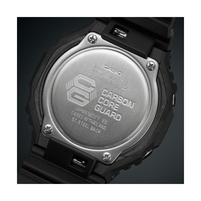 G-Shock Classic GA-2100 Uhr schwarz/grau - TOE