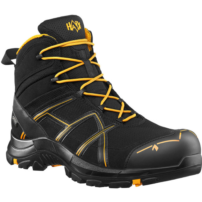 Veiligheidsschoenen Black Eagle Safety 40.1 mid S3 zwart en oranje - Haix