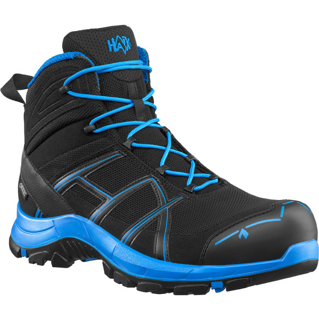Veiligheidsschoenen Black Eagle Safety 40.1 mid S3 zwart en blauw - Haix