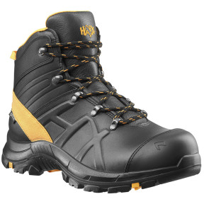 Veiligheidsschoenen Black Eagle Safety 54 mid S3 zwart en oranje - Haix