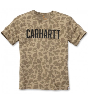 T -shirt workwear Block avec logo kaki foncé - Carhartt