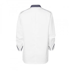 Veste de cuisine femme Néospirit Blanc et Denim - Molinel