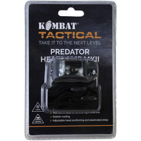 Hoofdlamp MKII Predator zwart - Kombat Tactical