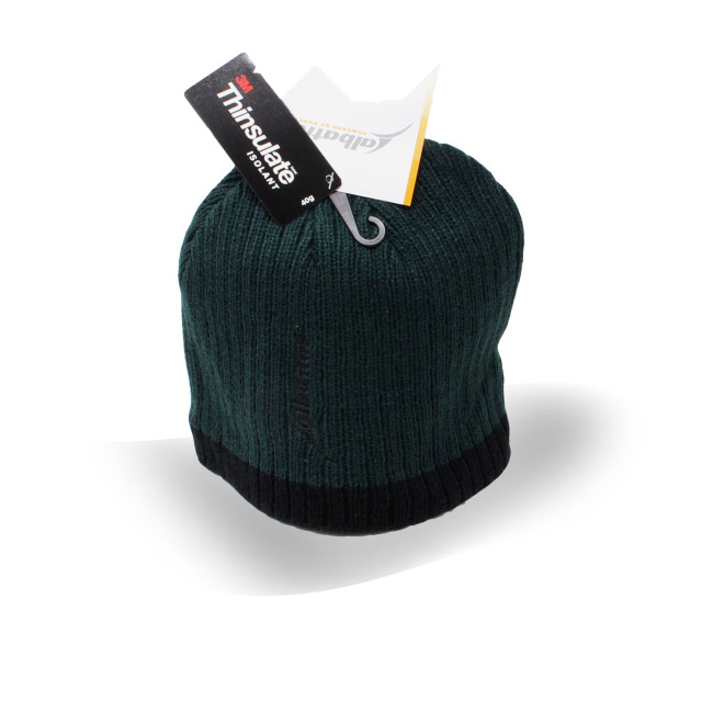 Czapka dziana Winter pro Zielona - Albatros