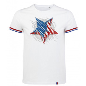 TS US-Stern Tricolore weiß - Army Design by Summit Outdoor