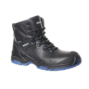 Chaussures de sécurité hautes FOOTWEAR FLEX Noir/Bleu roi - Mascot