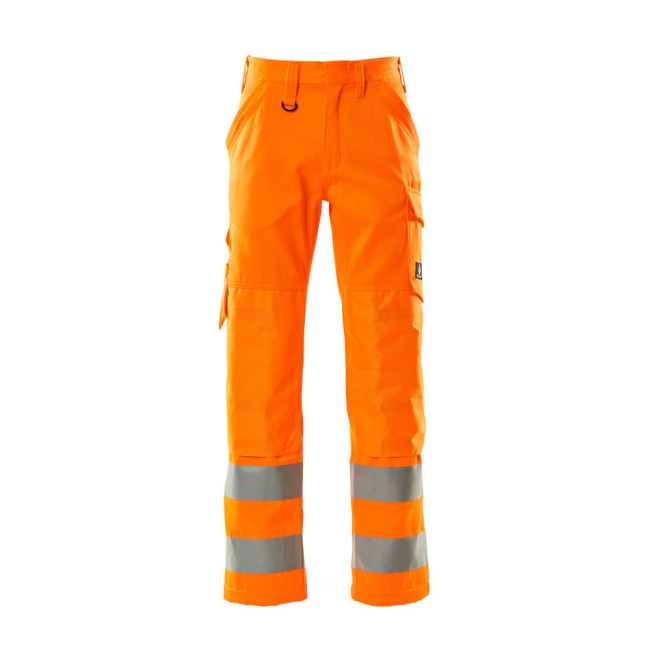 Pantalon avec poches genouillères SAFE LIGHT HV Orange - Mascot