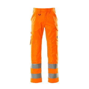 Pantalon avec poches genouillères SAFE LIGHT Hi-vis orange - Mascot