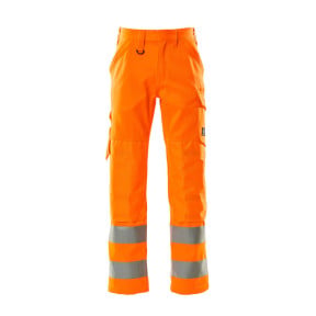 Pantalon avec poches genouillères SAFE LIGHT Hi-vis orange - Mascot