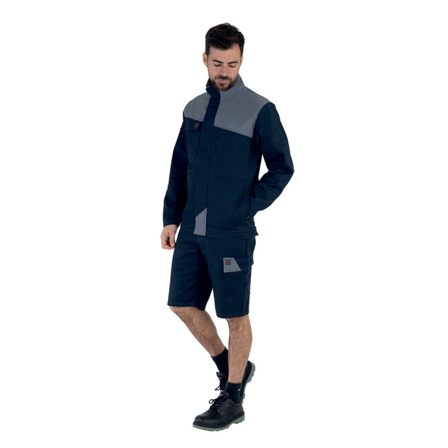 Werkjas Grenat Marine / Minéral grijs - Lafont