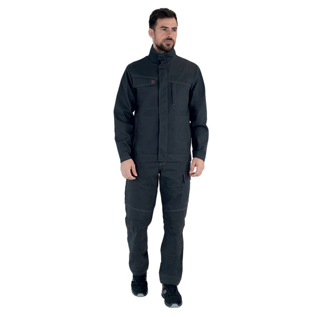 Arbeitsjacke Jaspe Anthrazitgrau - Lafont