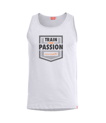 Astir T-Shirt Train your Passion White - Pentagon