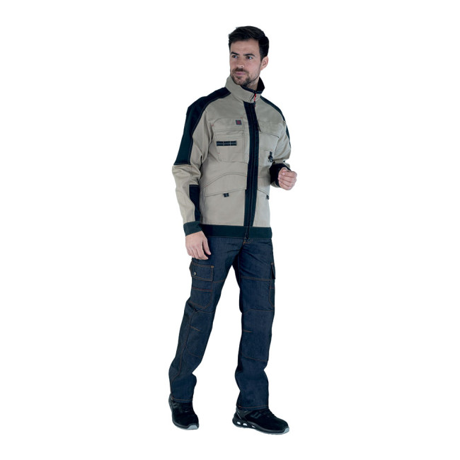 Blouson de travail Shear Beige / Noir - Lafont