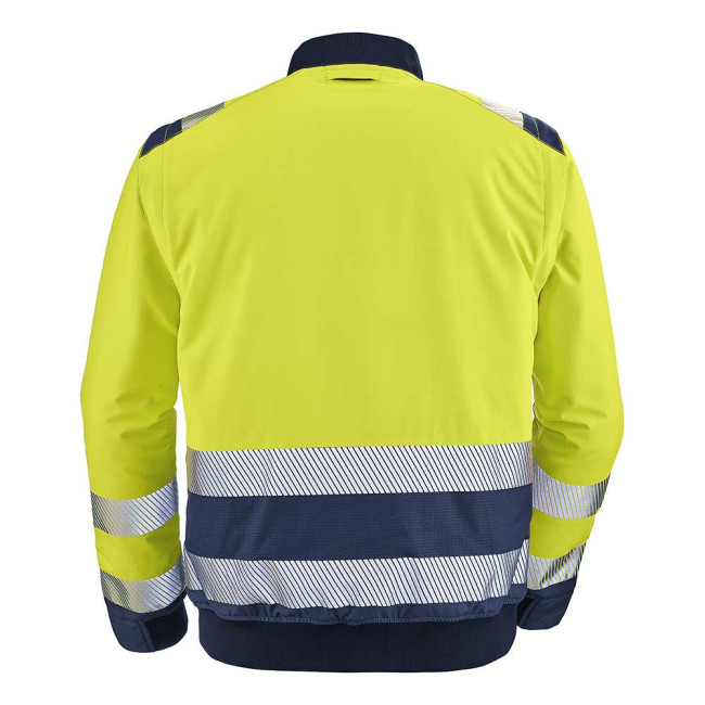 Teddy-Jacke Alpilles HV Gelb / Marine - Lafont