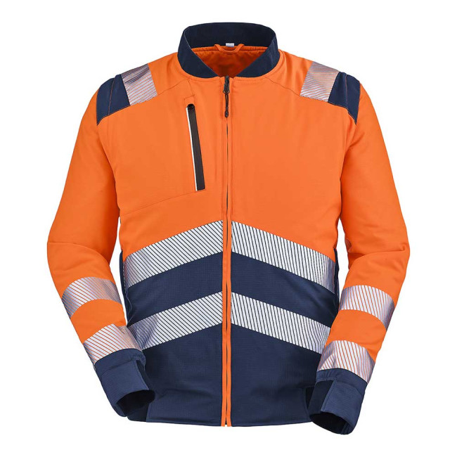 BLOUSON TEDDY ALPILLES ORANGE FLUO / NAVY - Lafont
