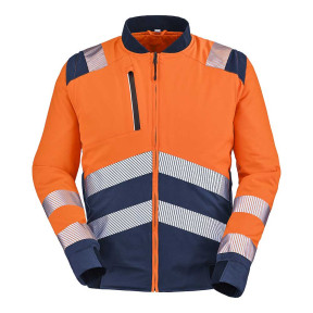 Blouson Teddy Alpilles HV Orange / Marine - Lafont