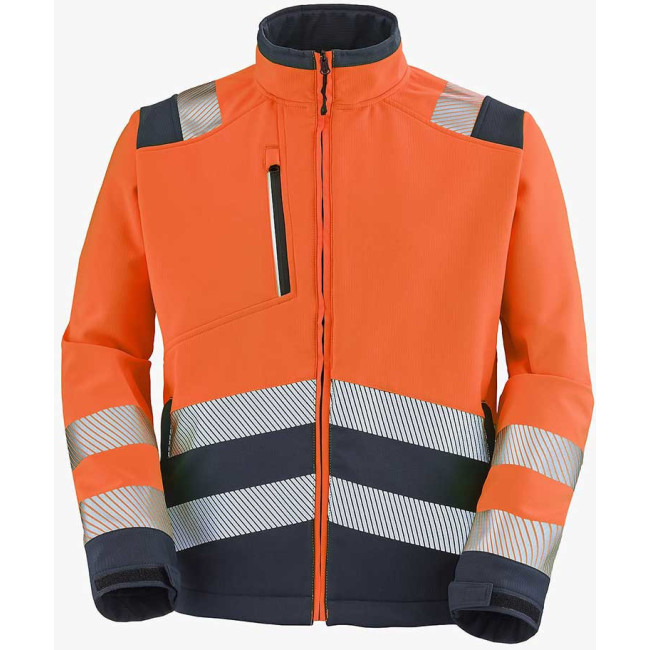 Veste softshell Tatras orange fluo et marine - Lafont