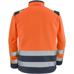 Kurtka softshell Tatras fluorescencyjna pomarańczowa i granatowa - Lafont