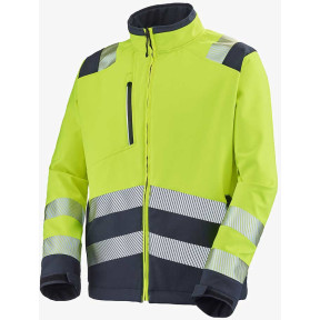 Kurtka softshell Tatras żółty fluo i granatowy - Lafont