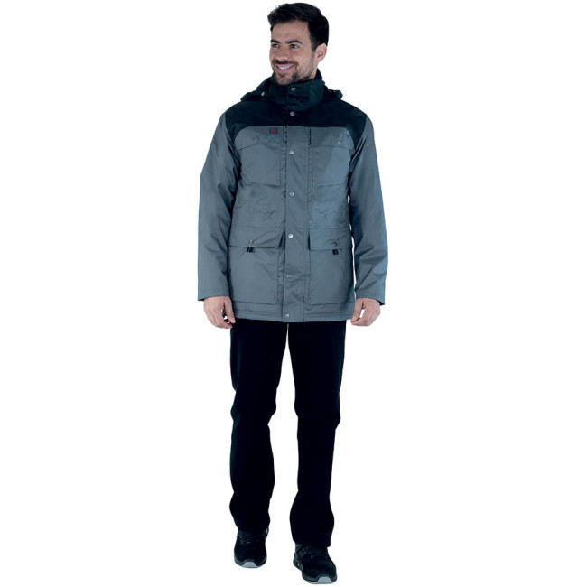 Parka Chuck Stahl und Schwarz - Lafont