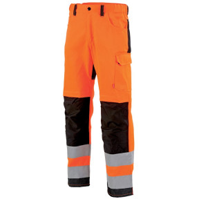 Pantalon haute visibilité homme Star orange et noir - Lafont
